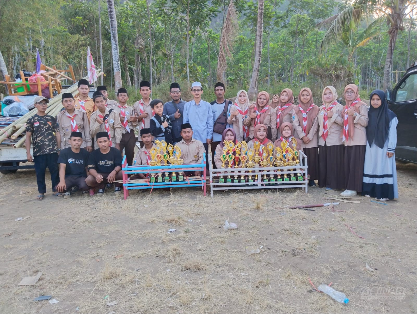 Kegiatan Kemah Muharram V 2023 di Bukit Sangakar Desa Pakisan, Kecamatan Tlogosari, Kabupaten Bondowoso Membawa Kesuksesan untuk Peserta dari PONPES AS SALAM SUMBER MELATI BRAMBANG DS