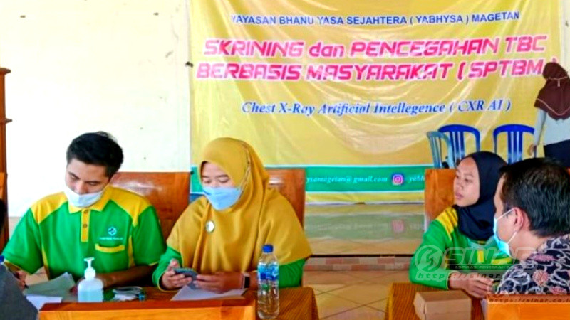 Dinas Kesehatan Kabupaten Magetan, Jawa Timur gelar "skrining" atau deteksi dini penyakit TBC di tempat area warga sasaran.
