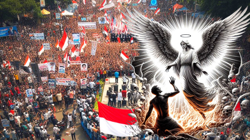 Adanya warga negara Golput (golongan putih/tidak menggunakan hak pilih) dalam pesta demokrasi di setiap masa, menuntut kesadaran kita akan pentingnya